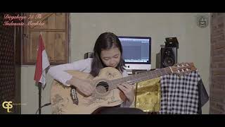 Indonesia Raya By Wage R Supratman Cover Ayu Gusfanz [upl. by Anitsuj]