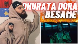 TeddyGrey Reacts to 🇦🇱🇽🇰 Dhurata Dora  Besame  UK 🇬🇧 REACTION [upl. by Dittman]