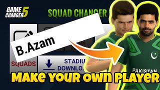 HOW TO USE amp Download Squad Editor In Game Changer 5 🔥 Game Changer 5 PATCH Download Link [upl. by Aihsatsan]