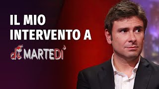 Il mio intervento a DiMartedì sul caso Santanché e il record di povertà assoluta in Italia [upl. by Llertram155]