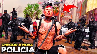 GTA V VIDA DO CRIME  VÃO DEMOLIR MINHA FAVELA A NOVA POLICIA CHEGOU TRAZENDO PROBLEMAS😡 73 [upl. by Mahau767]