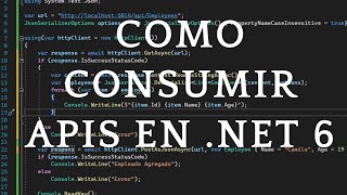 Como Consumir Apis en Net 6 HttpClient [upl. by Oswell]