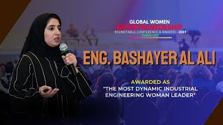 Bashayer Al Ali  The Most Dynamic Industrial Engineering Woman Leader Women Entrepreneurship Awards [upl. by Eelnayr]