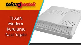 Tılgın modem kurulumu ve şifre değiştirme [upl. by Nyledaj634]