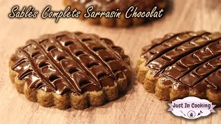 Recette de Sablés Complets Sarrasin et Chocolat [upl. by Lanti455]