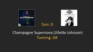 Champagne Supernova  Acoustic  Jillette Johnson Lyric and Chords [upl. by Einehpets]