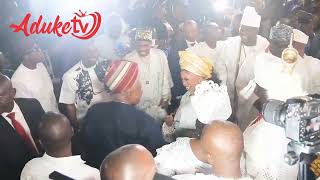 K1 Ultimate Eulogies Gov Ademola Adeleke Ooni of Ife Prophetess Olubori in Ileife [upl. by Mills308]