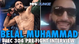 Belal Muhammad Details Elevator RunIn with Leon Edwards Team I Smelled Fear  UFC 304 [upl. by Riobard]