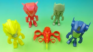 2023 TRANSFORMERS EARTHSPARK Full set of 5 WACKY PACK COLLECTIBLES VIDEO REVIEW [upl. by Othilia]