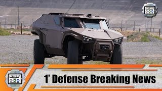 Scarabee Arquus 4x4 wheeled reconnaissance armored vehicle TechnoDay France French defense industry [upl. by Aleksandr998]