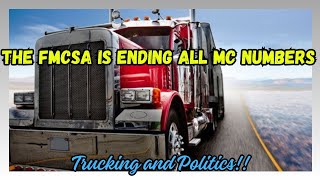 The FMCSA has announced they will shut down MC numbers Immediately TruckingandPolitics [upl. by Forrest]