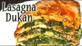 Lasagna de Verduras Dukan  Dukan Vegetable Lasagna  Receta Fase Crucero [upl. by Rocky]