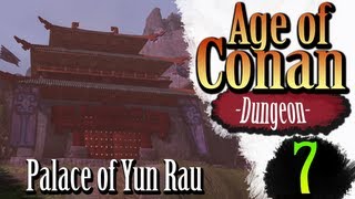 Age of Conan Unchained Gameplay  Palace of Yun Rau HM Barbarian [upl. by Rebeca]