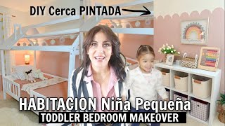 COMO DECORAR UN CUARTO INFANTIL IDEAS para HABITACIÓN de Niña grande 💖 Toddler Bedroom Makeover [upl. by Udale]