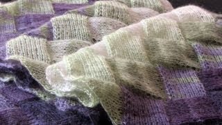 Learn to Knit Entrelac Part One [upl. by Adey370]