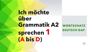 Ich möchte über Grammatik sprechen 1 مفردات حول موضوع القواعد اللغوية [upl. by Novyak948]