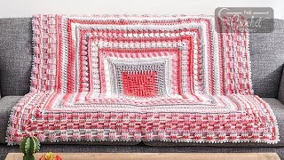 How To Crochet Easy Study of Texture Blanket [upl. by Misaq]