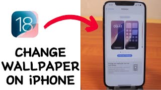 How to Change iPhone Wallpaper on iOS 18 [upl. by Agnella]