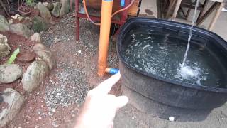 Demonstration of the Pipe in a Pipe Air Lift Pump in Action [upl. by Vachill]