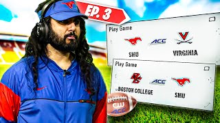 THESE ARE MUST WINS  SMU Dynasty Rebuild CFB25 EP 3 [upl. by Annaitsirhc648]