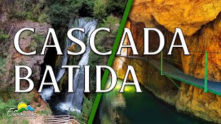 ALBARRACIN CASCADA BATIDA JUNTO AL ESPECTACULAR CAÑON DE LOS ARCOS [upl. by Cicenia]