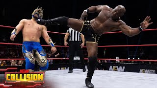 Hurt Syndicate’s Shelton Benjamin takes on Komander  111624 AEW Collision [upl. by Georglana]