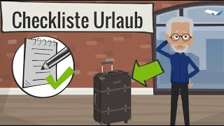 Checkliste Urlaub Alles Wichtige für Ihre Reise  Tipps [upl. by Anne]