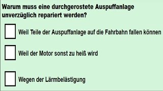 Theoriefragen zum Motor Teil 6 Fahrschule Führerschein Klasse B 1325 [upl. by Aikmat]