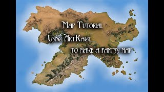 How to Draw a fantasy map Tutorial [upl. by Atnoved703]