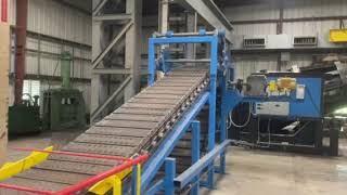 INGOT CONVEYOR VIDEO 7 19 23 100 MOLDS [upl. by Auqemahs653]