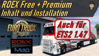 ETS2 Roextended Map Free  Premium  Inhalt und Installation  Tutorial [upl. by Nirual62]