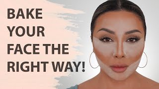 HOW TO BAKE YOUR MAKEUP 2021  NINA UBHI [upl. by Llehcram]