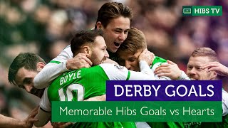 Edinburgh Derby Goals Hibs vs Hearts  Hibernian FC [upl. by Daraj]