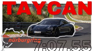 Porsche Taycan vs Tesla Model S Plaid 17Second Gap in Electric Speed Competition  Nurburgring [upl. by Eerot]