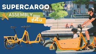 Yuba Supercargo CL Electric Cargo Bike Assembly Tutorial [upl. by Pratte]