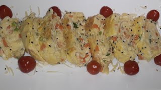 أومليت البيض الكوري\وصفة أومليت\Omelet recept\Koreaanse omelet\Ei recept\وصفة بيض\كيفية عمل أومليت\ [upl. by Ariat]