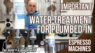 Important Water Treatment for PlumbedIn Espresso Machines [upl. by Hemminger]