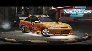 Need for Speed Underground 2 Honda Civic Si Customization Tuning and Race [upl. by Ecaj]