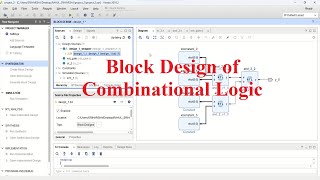 Block Design of Combinational Circuit in Vivado [upl. by Mayce]