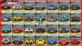 ALL Hypercars  My Favorite Supercars Top Speed BATTLE  Forza Horizon 4 [upl. by Eibor]