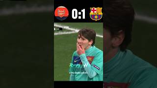 Arsenal🆚Fc Barcelona match imaginary final12goalsviralvideo ronaldo youtubeshorts viralshorts [upl. by Yemorej]