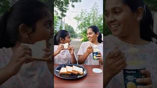 Icecream Bread 🍞 TomampJerry 😋 DiyaIshwarya shorts viralvideo [upl. by Ybrik101]