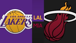 Los Angeles Lakers v Miami Heat  MyLeague  4123  NBA 2K23 [upl. by Ahsel]