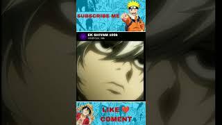 The reason why I watched death note ☠️🗿short anime trending edit video viral capcut💥 [upl. by Eejan]