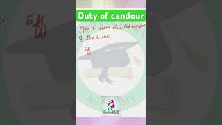 duty of candour mrcogcourses education [upl. by Onibas]