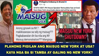 MAISUG NEW YORK SHUTDOWN KAYA GALING SI TAMBA SA NEW YORK [upl. by Jackquelin]