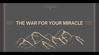 Pastor Josh Herring  The War For Your Miracle [upl. by Eyllek]