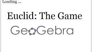 GeoGebra Dersleri Türkçe  EuclidTheGame  Euclid The Game  GeoGebra Tutorial [upl. by Enelez]