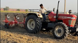 Swaraj 963 4wd with plough [upl. by Rufena]