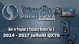 How to Program a Proximity Key to a 2014  2017 Infiniti QX70 [upl. by Hashim]